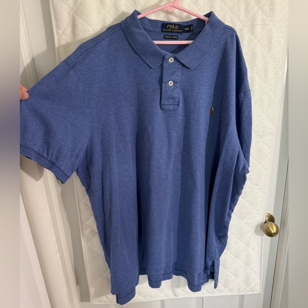 Ralph Lauren Pima Soft Touch Polo in Blue XXL